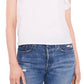 Blusa feminina Riley &amp; Rae com laço e um ombro, branca, tamanho pequeno