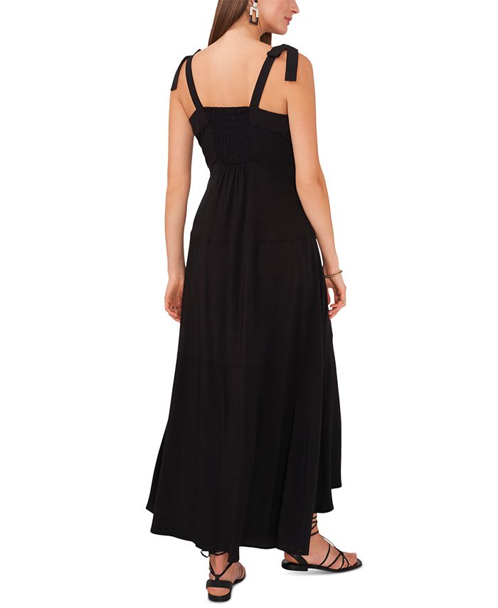 1.STATE Vestido longo feminino, preto, tamanho extragrande