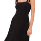 1.STATE Vestido longo feminino, preto, tamanho extragrande
