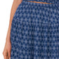 Saia longa estampada feminina Riley &amp; Rae, azul, tamanho grande