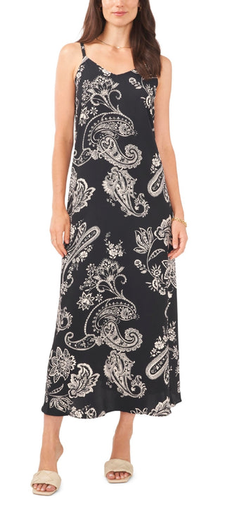 Vince Camuto Women's Full Length Dress Gray Size Medium