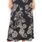 Vestido longo feminino Vince Camuto cinza tamanho extragrande