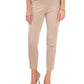 Leggings Vince Camuto Pintuck de camurça sintética feminina, marrom, tamanho extrapequeno