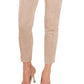 Leggings Vince Camuto Pintuck de camurça sintética feminina, marrom, tamanho extrapequeno