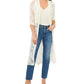 Vince Camuto Duster Feminino Open Stitch Branco Tamanho Médio