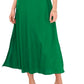 Vestido midi Challis sem mangas com decote em V feminino Vince Camuto, verde, tamanho pequeno