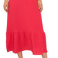 Vestido longo feminino Vince Camuto em chiffon e gaze, branco, tamanho médio