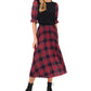 Top feminino CeCe Mixed Media, preto, tamanho X-S