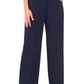 Calça feminina Vince Camuto de perna larga, azul, tamanho 4