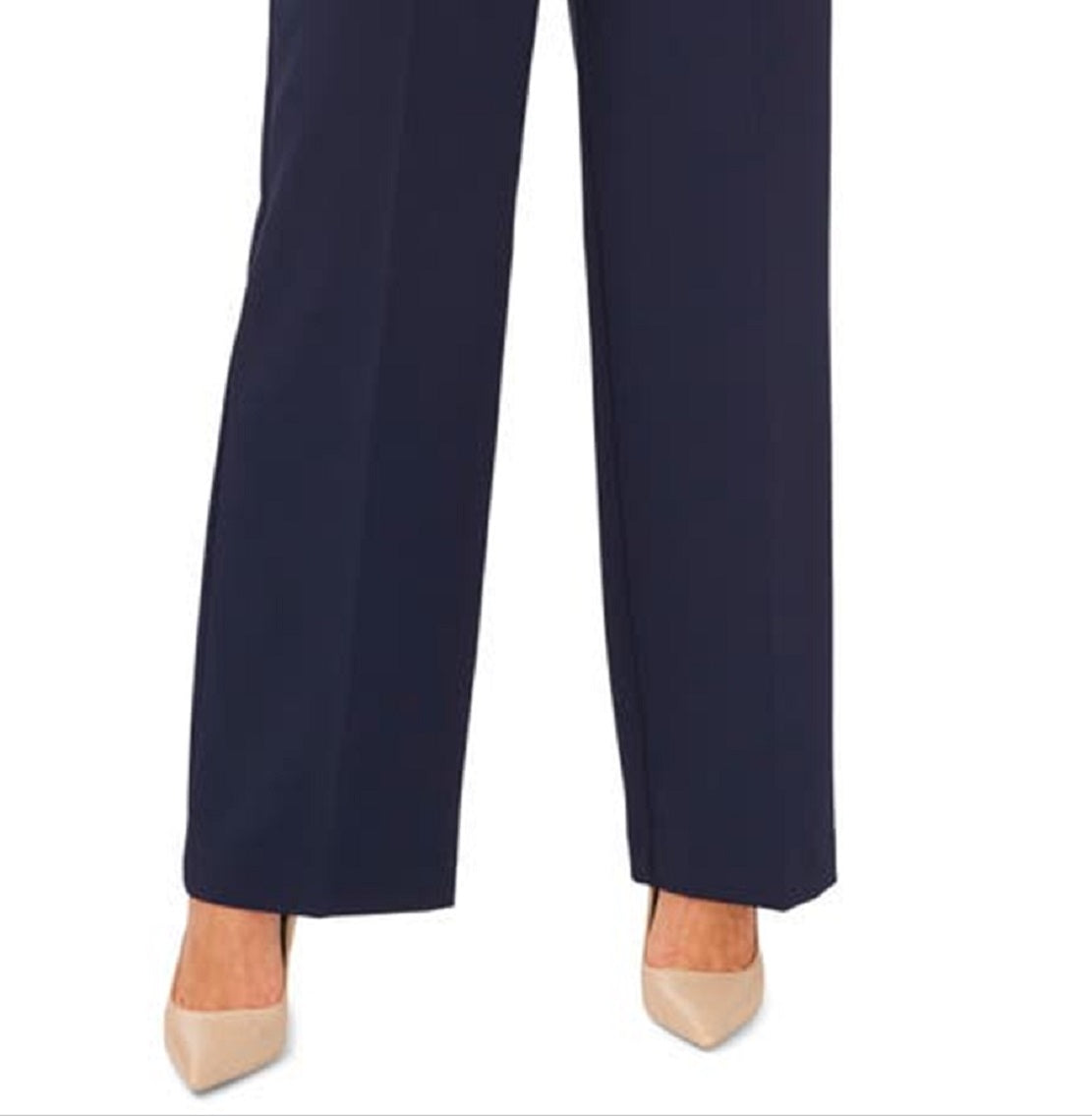 Calça feminina Vince Camuto de perna larga, azul, tamanho 4