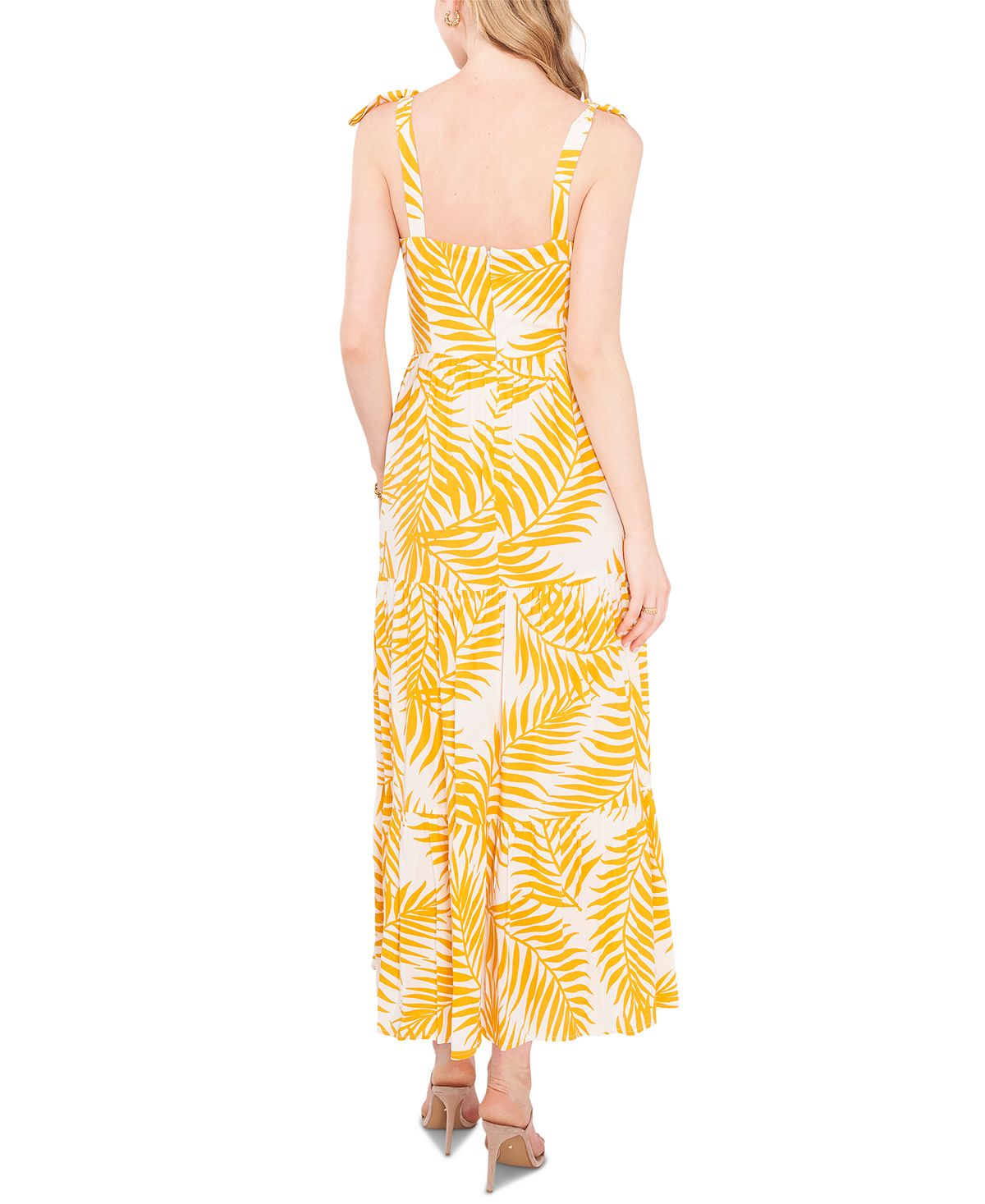 1.STATE Vestido longo feminino com alças finas, branco, tamanho grande