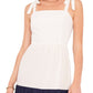 Vestido midi feminino Riley &amp; Rae com blocos de cores, branco, tamanho pequeno
