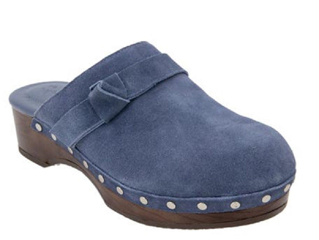 Tamanco Feminino Esplêndido Verde Oliva Azul Tamanho 8,5
