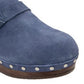 Tamanco Feminino Esplêndido Verde Oliva Azul Tamanho 8,5