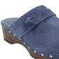 Tamanco Feminino Esplêndido Verde Oliva Azul Tamanho 8,5