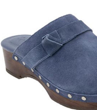 Tamanco Feminino Esplêndido Verde Oliva Azul Tamanho 8,5