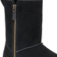 Botas curtas femininas UGG Classic Zip, pretas, tamanho 7
