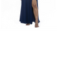 Vestido longo feminino Alexia Admor com fenda lateral e decote em coração, tamanho: 6, azul