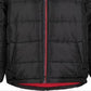 Jaqueta acolchoada Tommy Hilfiger Little Boy's Classic Logo, preta, tamanho 7