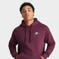 Moletom com capuz Nike Sportswear Club Fleece Masculino Rosa Tamanho XX-G