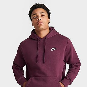 Moletom com capuz Nike Sportswear Club Fleece Masculino Rosa Tamanho XX-G