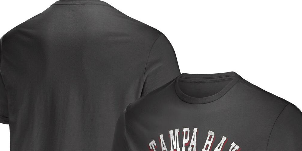 Camiseta Nike NFL X Darius Rucker Collection da Fanatics Pewter Tampa Bay Buccaneers tamanho P