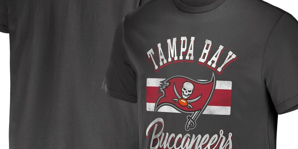 Camiseta Nike NFL X Darius Rucker Collection da Fanatics Pewter Tampa Bay Buccaneers tamanho P