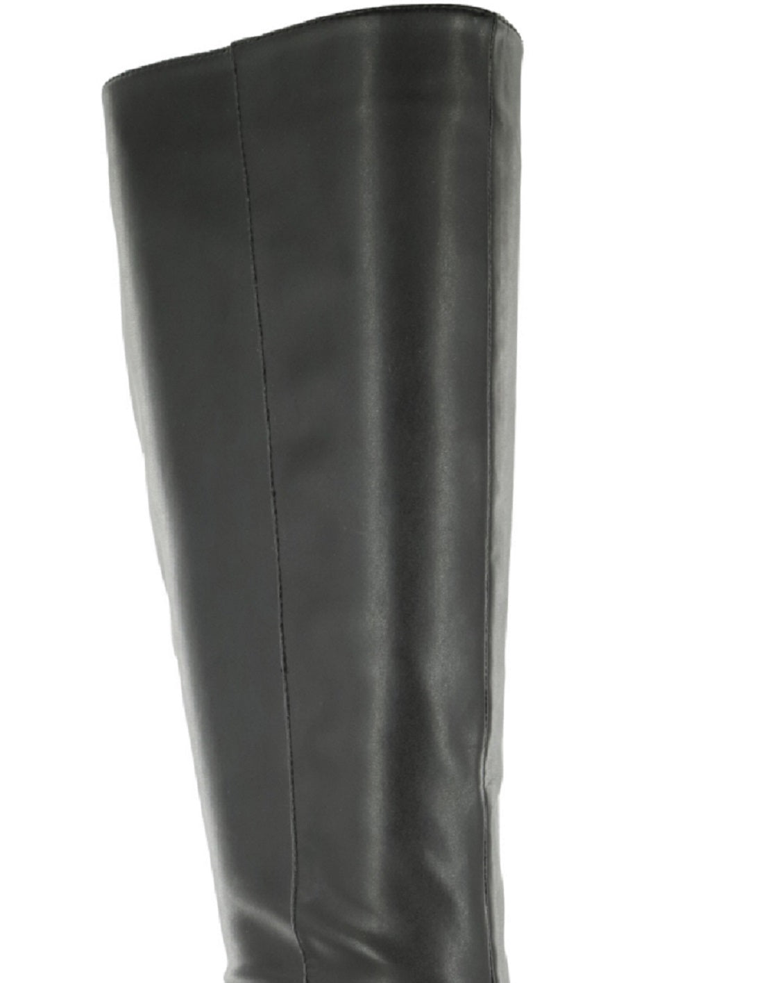 Bota feminina Mia Leticia de cano alto, preta, tamanho 7,5 M