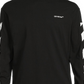 Moletom masculino Off-White Diag Helvetica Logo, preto e branco, tamanho M
