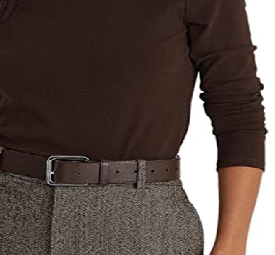 Blusa Ralph Lauren Feminina Manga Longa em Algodão Misto Marrom Tamanho X-G