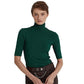 Camisa Ralph Lauren Feminina Stretch Jersey Gola Alta Verde Tamanho P