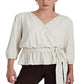 Blusa Peplum Ralph Lauren Feminina Marrom Tamanho X-G