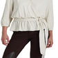 Blusa Peplum Ralph Lauren Feminina Marrom Tamanho X-G