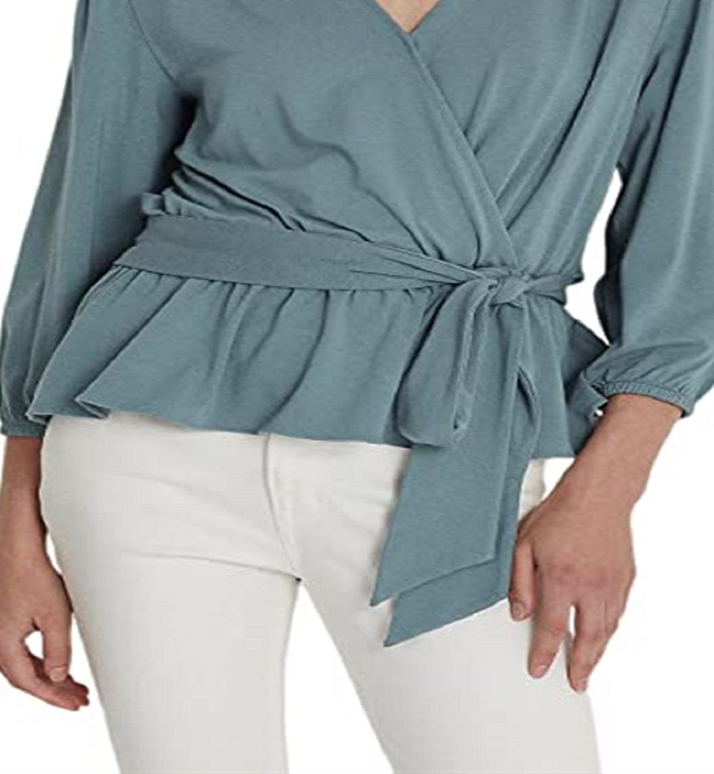 Blusa Peplum Ralph Lauren Feminina Azul Tamanho Grande