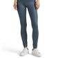 Calça legging feminina Ralph Lauren com revestimento em jersey, azul, tamanho grande