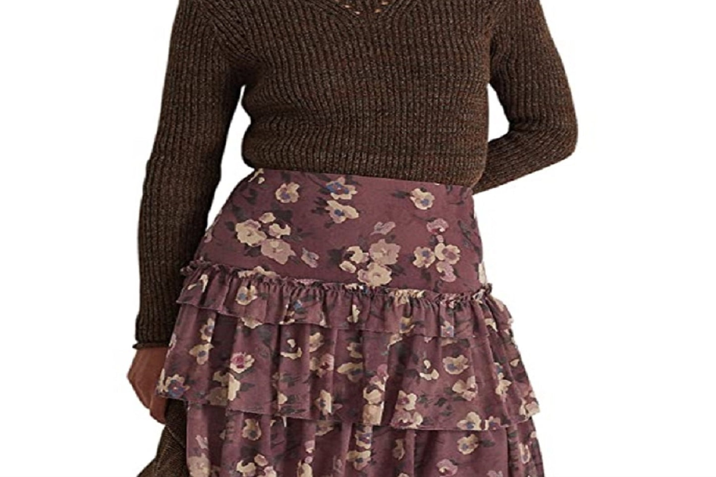 Suéter Ralph Lauren Feminino de Malha Rib com Gola Alta, Tamanhos Variados Grande