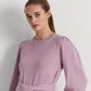 Suéter Ralph Lauren Feminino de Algodão com Cinto Roxo Tamanho Médio