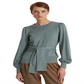 Suéter Ralph Lauren Feminino de Algodão com Cinto Verde Tamanho X-G