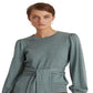 Suéter Ralph Lauren Feminino de Algodão com Cinto Verde Tamanho X-G