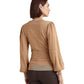 Suéter Ralph Lauren Feminino de Algodão com Cinto Marrom Tamanho P
