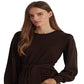 Suéter Ralph Lauren Feminino de Algodão com Cinto Marrom Tamanho X-G