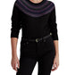 Suéter Ralph Lauren Fair Isle Cotton Blend Feminino Preto Tamanho P