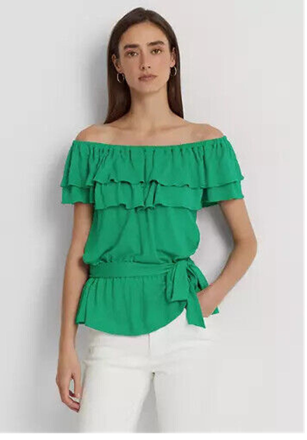 Camiseta Ralph Lauren Feminina Manga Curta Verde