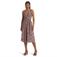 Vestido midi de algodão xadrez Madras Lauren Ralph Lauren feminino, tamanho 16