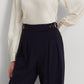 Blusa Ralph Lauren Feminina Cetim Um Ombro Branca Tamanho Grande