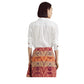 Camisa Ralph Lauren Feminina de Algodão e Voile Branca Tamanho X-G
