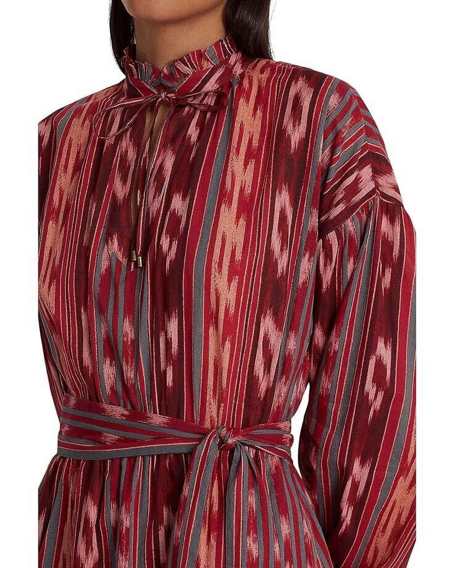 ralph-lauren-womens-geo-stripe-belted-cotton-voile-dress-red