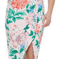 Vestido tubinho com estampa floral Kensie feminino, rosa, tamanho 16