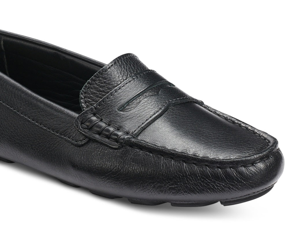 Sapatos baixos GH Bass Dylan Driver Mocassim Feminino Preto Tamanho 9,5