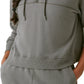 Blusa com capuz e zíper Bass Outdoor Hibernate feminino, cinza